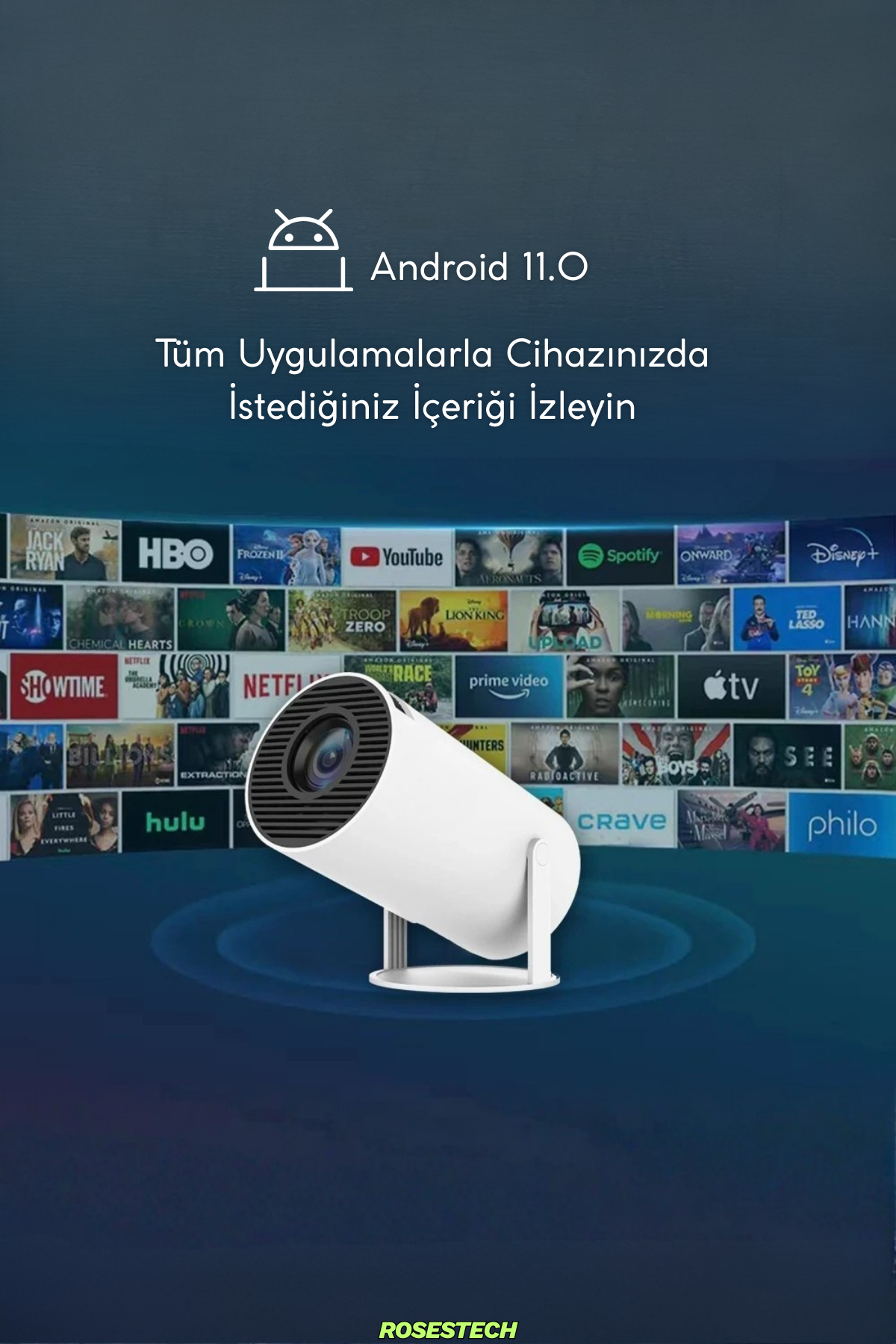 Akıllı HD Projeksiyon Cihazı