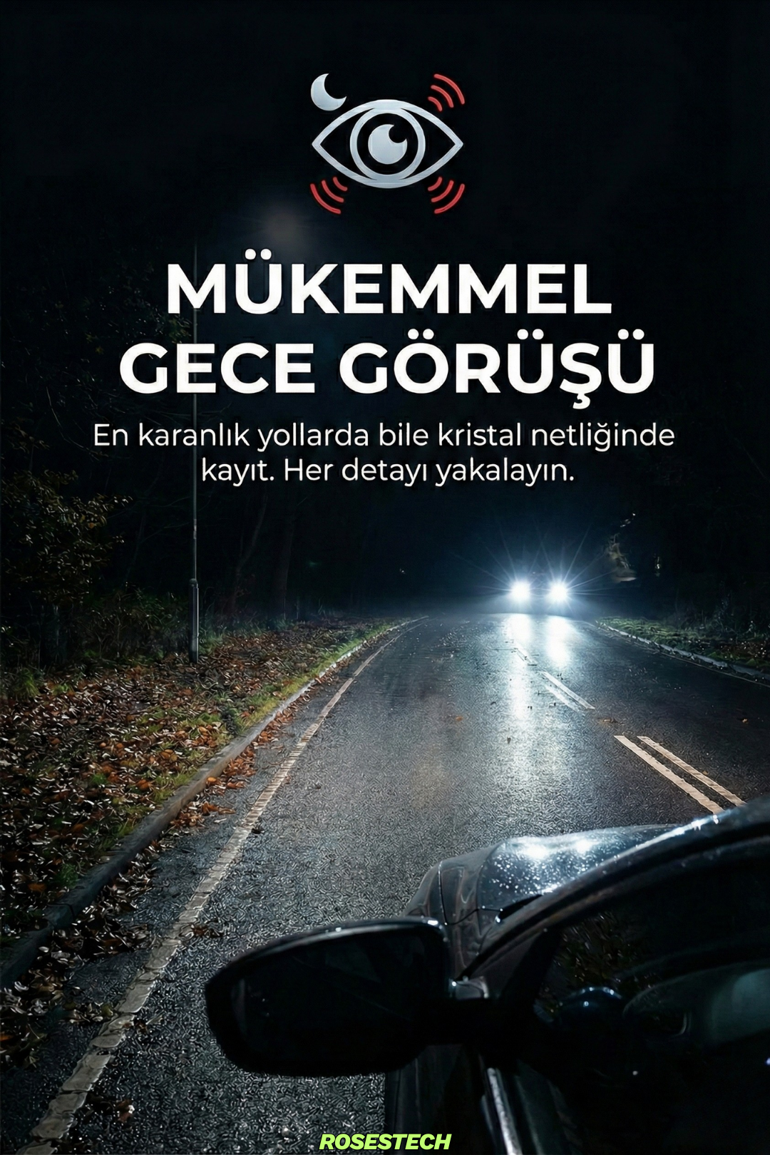 RoadMaster D28 4K Ön - Arka 1080p Çift Lensli Araç Kamerası