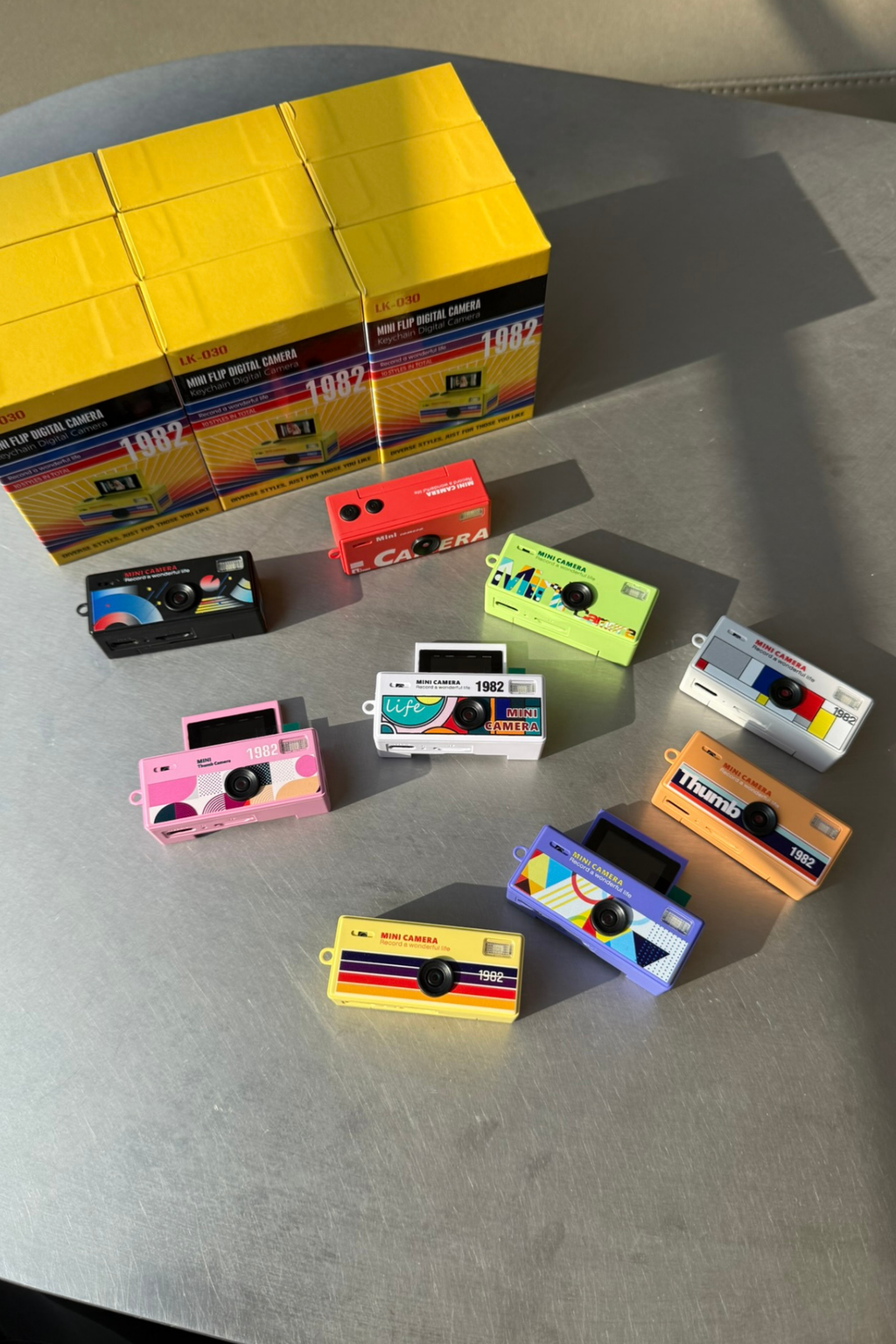 Mini Charm Kamera Dönen Ekran Flaşlı Selfie Video Vlog Kamerası 1080P+48MP