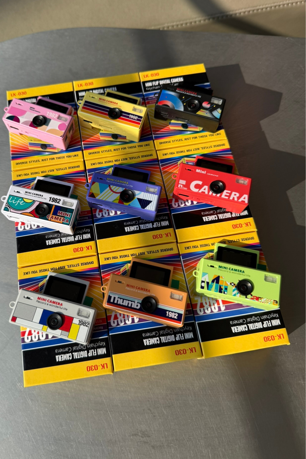 Mini Charm Kamera Dönen Ekran Flaşlı Selfie Video Vlog Kamerası 1080P+48MP